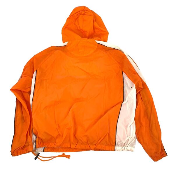 Vintage Univ Tennessee Volunteers Football Windbreaker Jacket Adult L Orange - Picture 2 of 7